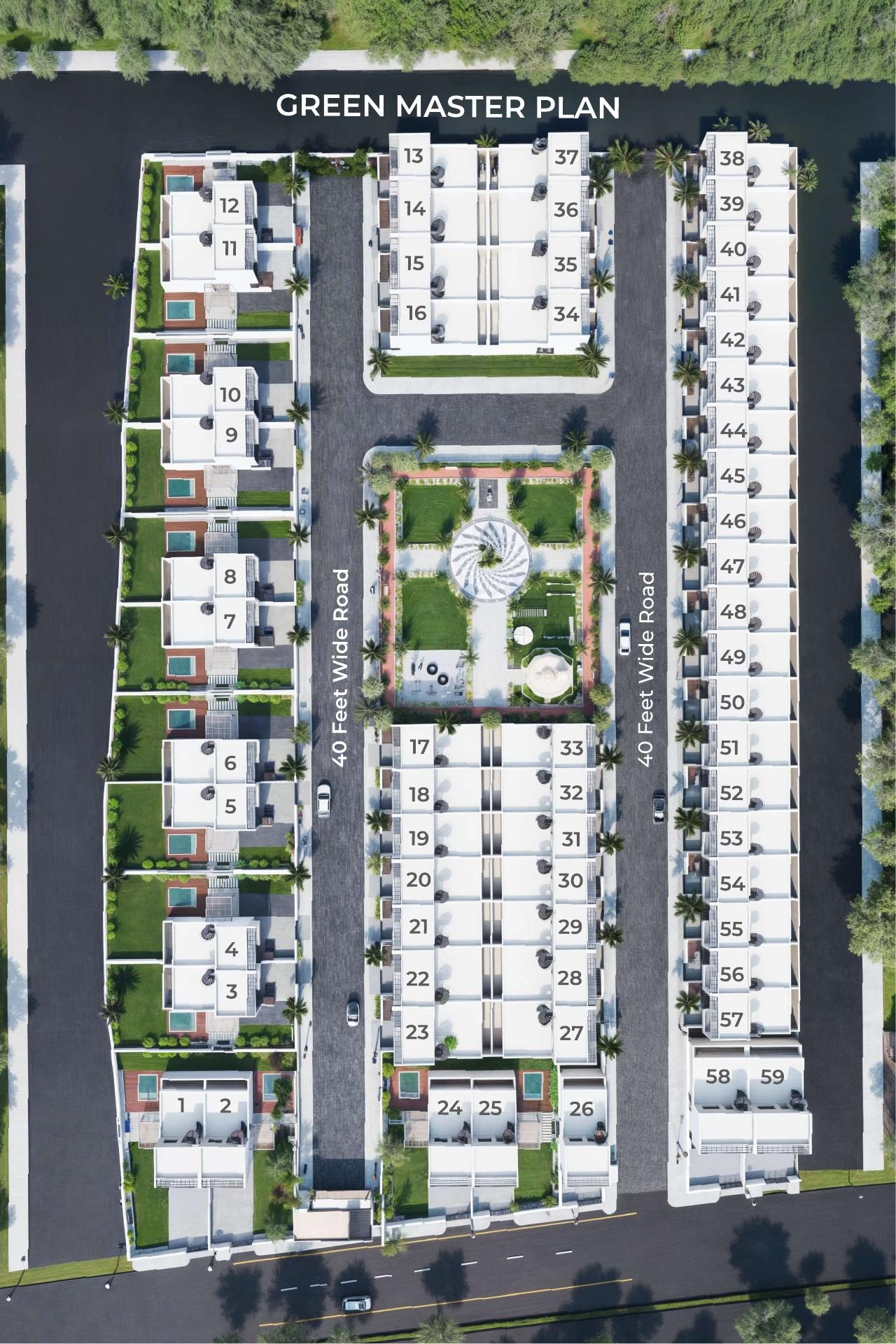 Green Master Plan — Dhruvikha Palms